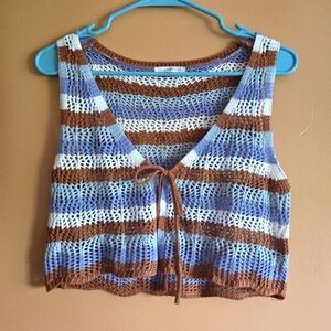 Ultra Flirt Open Tie Crop Cover, M